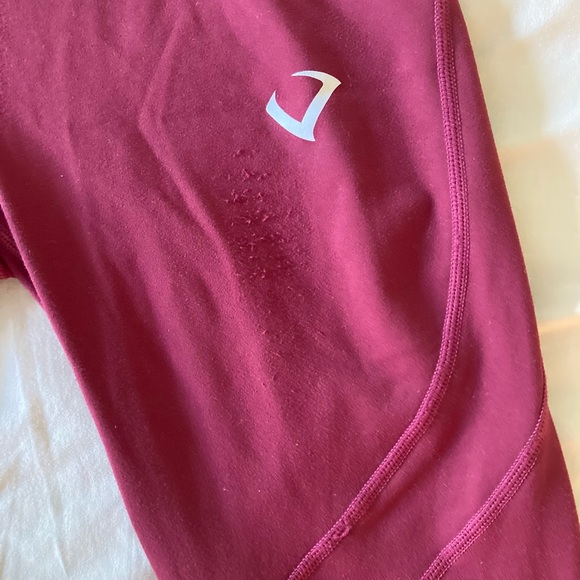 Violate the DressCode Passion Collection Maroon Leggings. - Picture 7 of 9